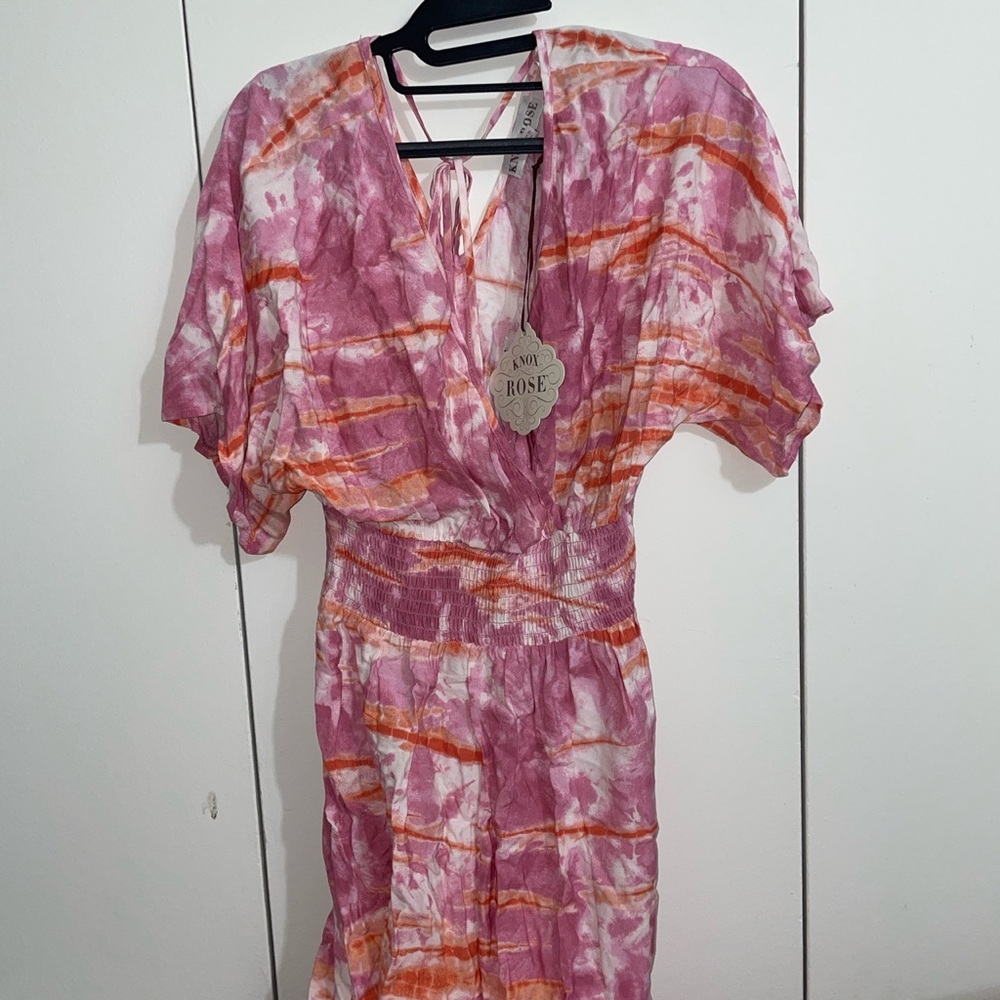 NWT Sunset maxi dress with side split